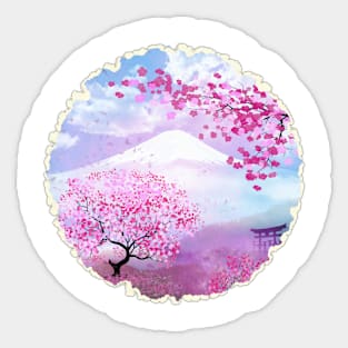 Sakura in full Bloom Sticker